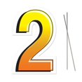 thumbnail image 1 of Beistle 53857-2 Plastique 2 Yard Signe&44; Pack de 3, 1 of 1