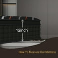 thumbnail image 4 of MRH King Mattress 12-Inch Ultra-Plush Euro Top Hybrid Mattress with Memory Foam and Individually Pocketed Springs, 4 of 11