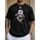 thumbnail image 1 of Human Graphic Camiseta para HombreMan With Mask Graphic Men's Short Sleeve T-shirt, Comfy Stretchy Trendy s For Summer, Casual Daily Style Fashion Clothing Tee For Adult, Men, Women, Teen, Teenager,, 1 of 8
