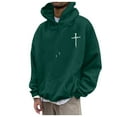 thumbnail image 2 of WILLBEST Sudaderas Navideñas para Hombre, Moda De Ocio, Impresión Digital 3D, Suéter con Capucha De Manga Larga Grande, 2 of 7