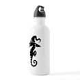thumbnail image 3 of CafePress - Seahorse In Witch Hat - Stainless Steel Water Bottle, Sports Bottle, 1.0L, 3 of 6