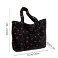 thumbnail image 3 of JingChun Clearance Under $2.00 Corduroy Printed Storage Bag Large Capacity Shoulder Strawberry Canvas Bag, 3 of 6