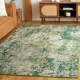thumbnail image 2 of SAFAVIEH Madison Nita Abstract Area Rug, Green/Blue, 5'3" x 7'6", 2 of 8