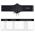 thumbnail image 4 of Lace Up Corset Waspie Waist Belt with Snap Fastener, 4 of 6