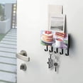 thumbnail image 5 of Strawberry Cakes Coffee Key Holder for Wall Mail Holder Organizer with 5 Key Hooks Wall Mount Key Rack with Shelf, 5 of 6