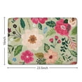thumbnail image 5 of Vibrant Pioneer Flower Pattern Flannel Non Slip Door Rugs,Washable Door Mats Indoor,Decorative Door Mats,Dirt-Resistant and Absorbent Doormat for Entrance,Bedroom,Kitchen,Bathroom,23.5x16in(60x40cm), 5 of 5