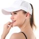 thumbnail image 5 of Gorra de béisbol para mujer con cola de caballo cruzada, ajustable, de secado rápido, 5 of 5