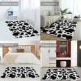 thumbnail image 3 of Black And White Cow Pattern Area Rugs Carpet Suitable for Living Room Kitchen Bedroom Laundry Room Home Decorations, 3 of 8