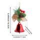 thumbnail image 3 of Herunwer Christmas Bells Accessories Pendant Mall Christmas Tree Decorations Bow Bells Decoration, 3 of 6