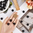 thumbnail image 3 of 30 pc Silicone Hole Plugs Snap in Hole Plugs Post Pipe Insert End Caps for Furniture Fencing Round Black 14.5x11mm Pin: 11.5mm, 3 of 6