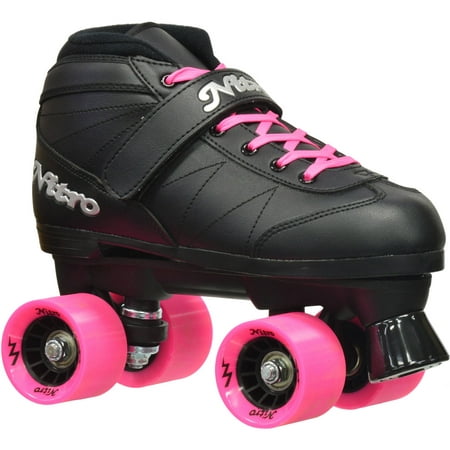 Epic Super Nitro Pink Quad Speed Roller Skates (Best Speed Skates Brand)
