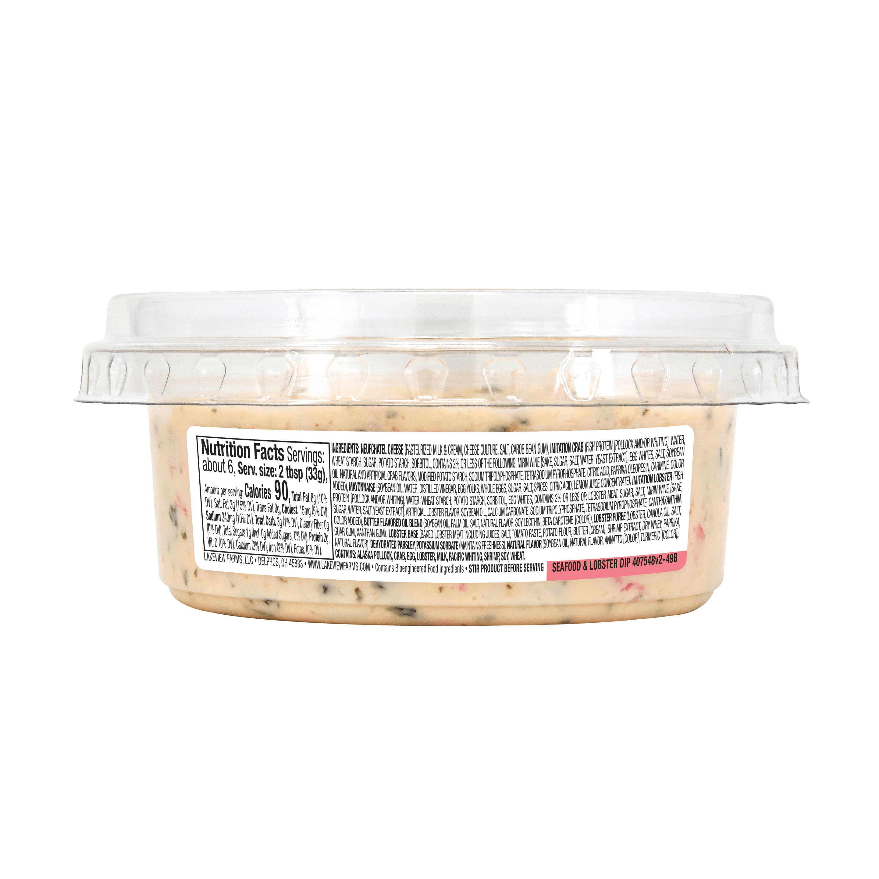 Salads of the Sea Seafood & Lobster Dip, 7oz