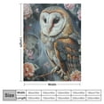 thumbnail image 4 of Shiartex Owl Blanket  Throw Blanket Fuzzy Soft Blanket Flannel for Couch, Bed, Sofa Ultra Luxurious Warm and Cozy for All Seasons  40x50in, 4 of 6