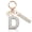Silver diamond-embellished letter--D, variant on Rhinestone Initial Keychain A-Z, Sparkling Letter Keychain for Women & Girls, Bling Alphabet Pendant for Keys, Bag, Purse Charm Gift