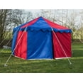 thumbnail image 3 of Camping Tent Medieval Knight Harold square RED- BLUE Water proof Tent 3x3 M, 3 of 3