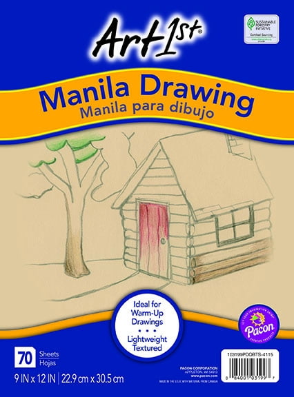 9 x 12 inches Sax 56 lb Manila Drawing Paper Manila Pack of 500