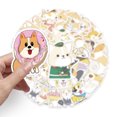 thumbnail image 3 of Lindas pegatinas de perro Corgi naranja,50PCS pegatinas de Corgi impermeables botellas de agua,Aes, 3 of 5