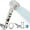 White, variant on High Shower with Handheld, with Pause 4 Modes Water Saving Filter Showerhead, Showerhead Set with Hose, Bracket and Filter, Make Bathing Healthier (Grey)