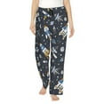 thumbnail image 2 of Kdxio Women's Comfy Stretch Space CarsPrint Drawstring Pajama Pants-Medium, 2 of 9