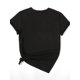 thumbnail image 3 of Valentine's Day Print T-shirt, Casual Short Sleeve Crew Neck Top For Spring & Summer, Women's ClothiCamisetas para mujer, lindas camisetas con estampado gráfico, de manga corta, estilo casual, para ve, 3 of 7