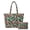 Candy Cane Joy, variant on HELLHERO Zipper Closure Women's Embroidered Shoulder Bag for Leisure Time, Stretch Polyester Portable Multipurpose Quilted Shoulder Bags, Sloth Christmas Pattern