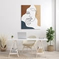 thumbnail image 2 of Stupell Industries Female Portrait Line Drawing Between Abstract Shapes, 36 x 48, Designed by JJ Design House LLC, 2 of 6