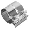 thumbnail image 5 of 3in Exhaust Band Clamp Lap Joint Stainless Steel Coupler for Muffler Downpipe Header Manifold, 5 of 5