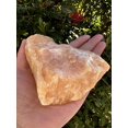 thumbnail image 3 of Extra Large Orange Calcite Rough Natural Stones, Raw Calcite Orange Crystals (1-2 Pounds), 3 of 8