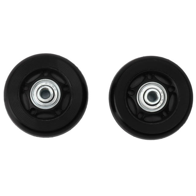 Kit de Remplacement de Roue de Bagage Fonctionnement Silencieux Roues Pivotantes à Double Roulement pour Valise à Roulettes Installation Facile avec Grande Capacité