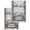 Light Gray, variant on Spring Flowers Kitchen Dish Towels for Drying Dishes Set of 2, Farmhouse Truck Black Plaid Wood Grain Waffle Weave Microfiber Hand Tea Bathroom Towels Quick Dry & Absorbent Towel 15.7x23.6