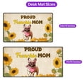 thumbnail image 5 of Proud French Bulldog Mom Happy Mother's Day with Love Desk Mat Full Keyboard Mouse Pad Dog Lover Gifts Large Mousepad - 02003, 5 of 5