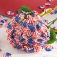 thumbnail image 6 of Independence Day Artificial Hydrangeas Decorative Floral Arrangements Bouquet 1 Stem, 6 of 6