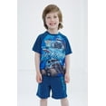 thumbnail image 5 of Monster Jam Grave Digger El Toro Loco Megalodon Mix N' Match Athletic T-Shirt, Tank Top and French Terry Shorts 3 Piece Outfit Set Toddler to Big Kid, 5 of 5
