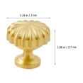 thumbnail image 2 of UPGRATOR Pumpkin Shape Furniture Knobs Brass Finish for Homeowners 1Pcs, 2 of 7