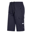 thumbnail image 1 of Pantalones capri deportivos casuales para hombre, talla grande, de secado rápido, con aros en color arena, 1 of 5