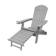 thumbnail image 4 of Alpine Corporation 38"H Folding Adirondack Chair w/ Cup Holder & Ottoman, 4 of 5