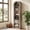 Grey, variant on Fnova 74.8" Open Arch Bookcase, 6-Tier Display Storage Shelf, Space-Saving Farmhouse Bookshelf for Living Room, Bedroom, Home Office, Grey