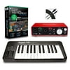 Alesis Q25 25-Key MIDI Keyboard Controller Packages Intermediate Virtual Instrument Package