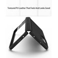 thumbnail image 6 of Case for Samsung Galaxy Z Fold 5 (2023) with Built-in Cover Screen Protector & Hinge Protection, Slim Hard PC + PU Protective Phone Case for Galaxy Z Fold5 5G - Black, 6 of 7