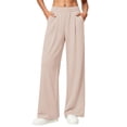 thumbnail image 3 of LIBRCLO Womens SweatPants with Pockets High Waist Wide Leg pants Solid Color Casual Fall Athletic SweatPants, 3 of 4