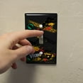thumbnail image 3 of Batman Batmobile VROOOM Plastic Wall Decor Toggle Light Switch Plate Cover, 3 of 4