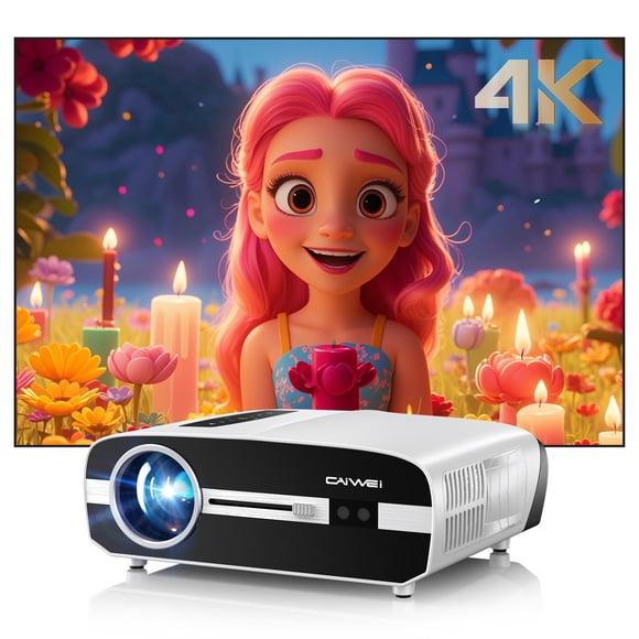Proyector CWEUG A9S 4K 2000 lúmenes ANSI WiFi Bluetooth