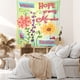 thumbnail image 2 of Tapiz de pared con flores e insectos de colores, 150 x 100 cm, 2 of 3