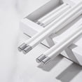 thumbnail image 4 of Pairs Porcelain Chopsticks, Reusable Cutlery, ceramics Chopsticks with Box, 27cm, 4 of 5