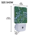 thumbnail image 4 of Yayeee LED Plug in Night Light for The Home with Auto Dusk to Dawn Light Sensors, 2 Pack, Blue Flowers Pattern, 4 of 6