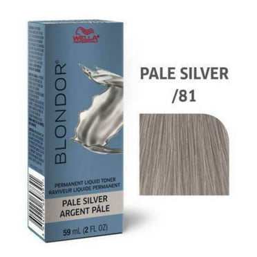 Wella Blondor Permanent Liquid Toner Pale Silver /81