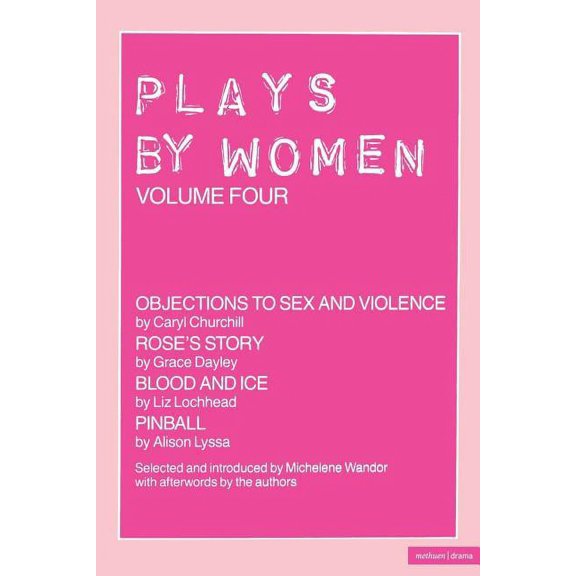 Plays by Women: Plays by Women: Vol 4 (Series #4) (Paperback)