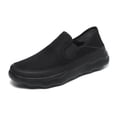 thumbnail image 5 of Men's S𝗅ip On L𝗈afers Shoes Breathable Lightweight Knit Mesh Sneakers Comfortable Laceless Shoes for Travel, Casual Walking Athlet𝗂c Shoes Wide Width Driving Shoes, 5 of 6