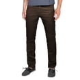 thumbnail image 1 of Pantalones casuales para hombre de corte recto y ajuste slim color marrón talla 30, 1 of 5