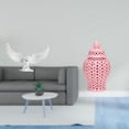 thumbnail image 2 of Escultura de ángel,Estatua de ángel para decoración del hogar,manualidades,color blanco,Tarro de cerámica para jengibre,Jarrón de cerámica con jengibre y arreglo floral,Jarrón decorativo, 2 of 8